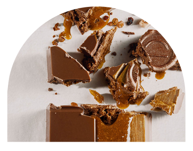 Hazelnut Crunch before