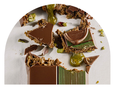 Pistachio Kadayif  before
